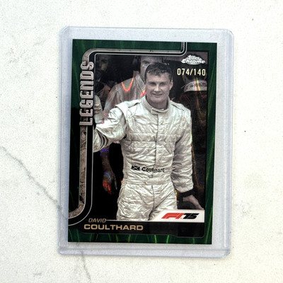2025 Topps Chrome Formula 1 F1 DAVID COULTHARD Forest Green Refracctor /140 #151