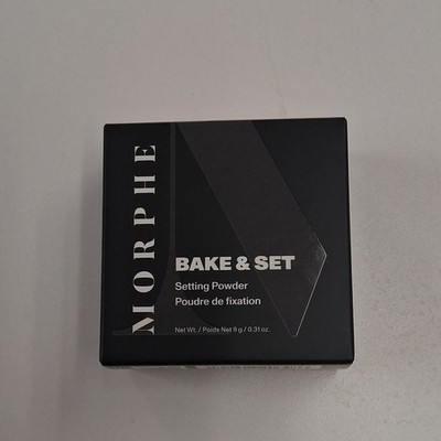 Morphe Bake & Set Talc-Free Loose Setting Powder Brightening Pink 0.31 oz