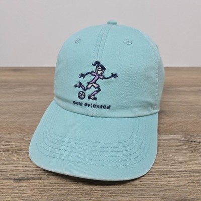 Life is Good Hat ''Goal Oriented'' Adjustable Unstructured Adult OSFA Cap NWOT
