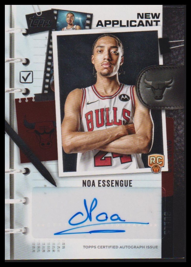 2025-26 Topps - New Applicants Autographs Noa Essengue #NA-NE (AU, RC)