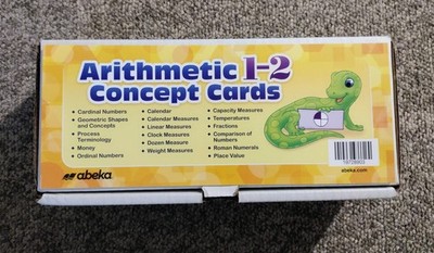 Abeka Arithmetic 1-2 Concept Cards