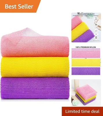 African Exfoliating Bath Sponge Long Net Rag for Cleansing
