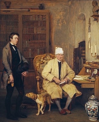Sir David Wilkie Der Einführungsbrief Kunstdruck Poster Wanddeko visuell F