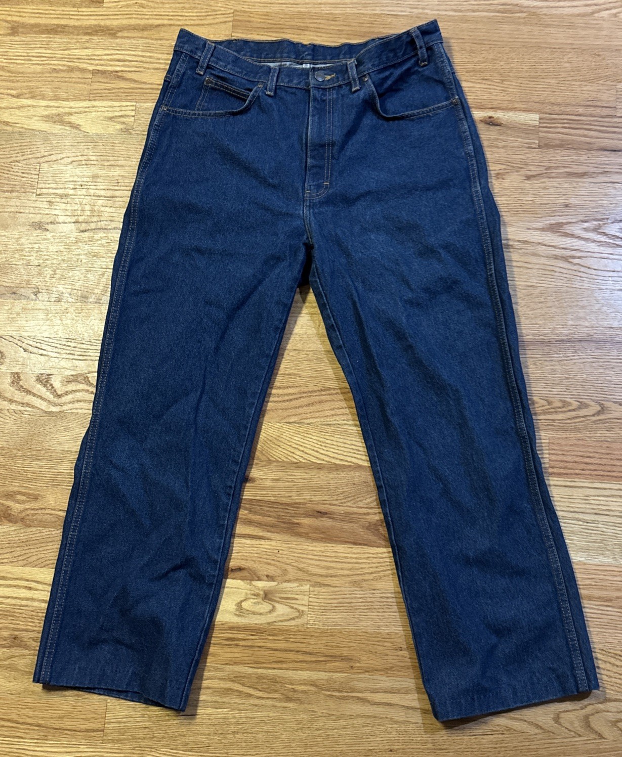 Mens 36x34 Flex Regular Fit Denim Pants Comfort Stretch Blue