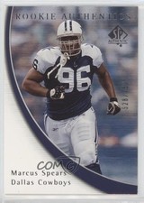 2005 SP Authentic Rookie Authentics 528/750 Marcus Spears #124 3y4