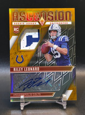 RILEY LEONARD ROOKIE AUTO 2025 Phoenix #ARJ-RLD Colts Ascension GOLD PRIZM 01/10