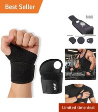 Breathable Adjustable Wrist Wraps - Optimal Support for Sports and Exercise
