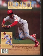Barry Larkin Signed Magazine Autograph PSA/DNA AQ22409