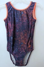 Plum Practicewear Gymnastics Leotard Halloween Mystique Splash Multi Size AL