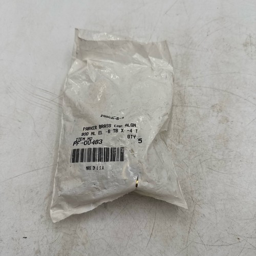 PARKER 269CA-6-4 BRASS 90 Degree Elbow Fittings 3/8" OD x 1/4" Thread (5PK) - Picture 2 of 5