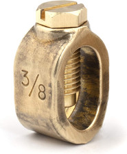 Grounding Clamp - Direct Burial - with Screws - 3/8 Inch Cold Wat