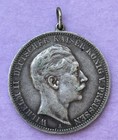 1910 German States Prussia 3 Mark Silver Coin With Loop — photo 1