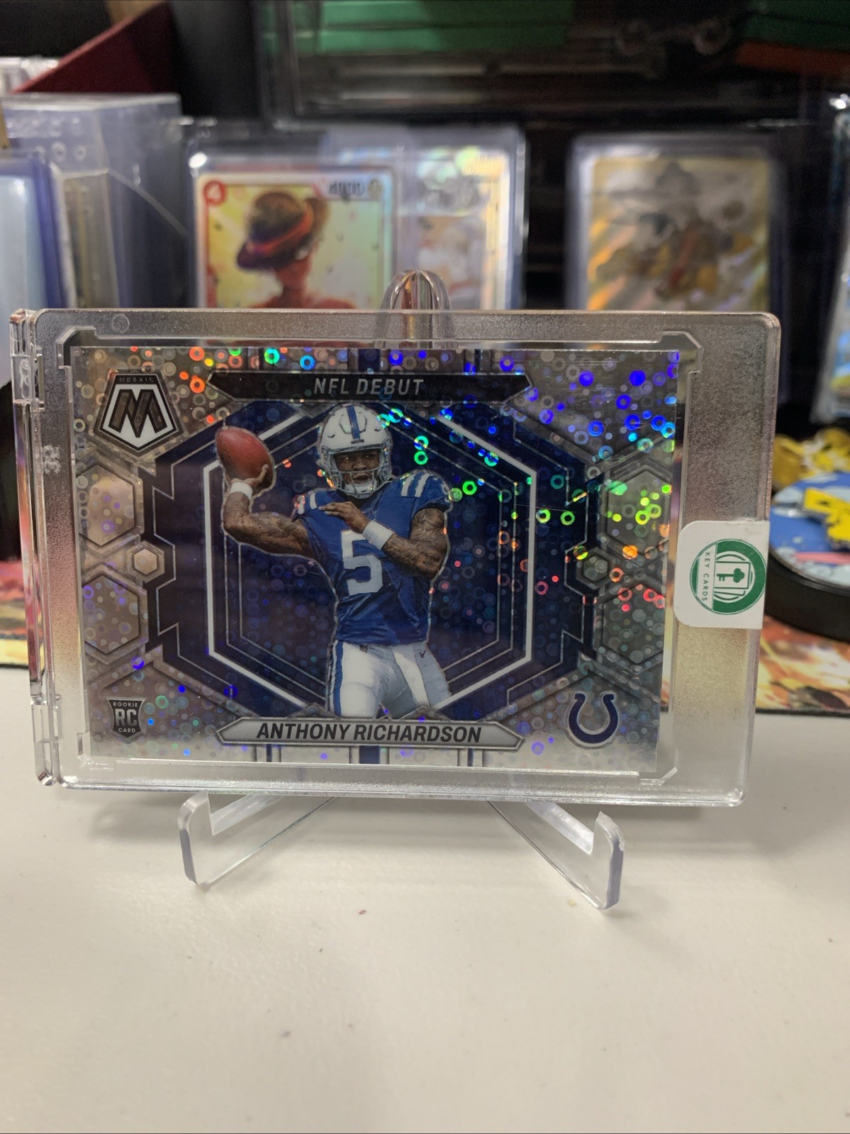 Anthony Richardson 2023 Panini Mosaic NFL Debut Silver Disco Prizm #5 (RC) Colts