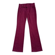 URBAN OUTFITTERS Womens Size 4 Burgundy Boot Cut Career Dress Pants 32" Inseam