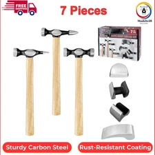 7 PC Auto Body Repair Tool Kit,7 Piece, Car Body Repair Tool Kit, Carbon Steel
