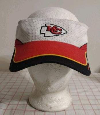Kansas City Chiefs Visor Cap Hat Red Mens Wonens Adjustable Embroidered 