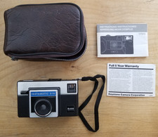 Vintage Kodak Instamatic X-15 35 mm Film Camera w/Strap