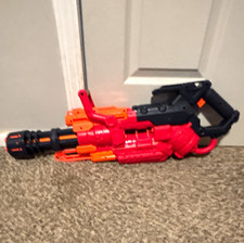 X-Shot Insanity Gatling Foam Dart Blaster, Red/Orange/Black, Ages 8