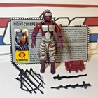 GI Joe Cobra Night Creeper v1 *100% COMPLETE w/File Card, Near Mint!* Vintage