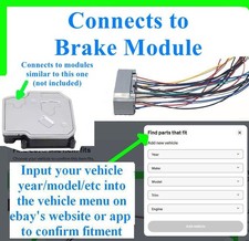 Módulo de refuerzo ABS de freno para Chevy GMC conector de computadora enchufe cableado coleta