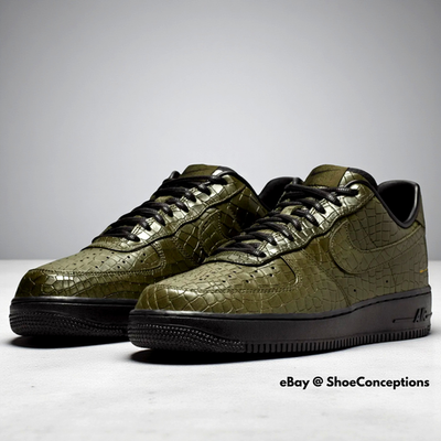 #ad Nike Air Force 1 #x27;07 PRM Shoes Cargo Khaki Black IQ3370 325 Men#x27;s Sizes NEW $109.14