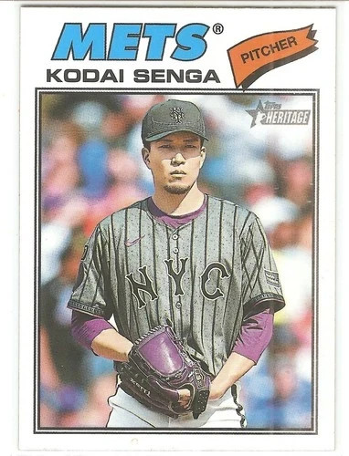 2026 Topps Heritage SP #317 Kodai Senga New York Mets Short Print