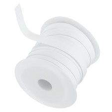 1 PCS 1/2 Inch Double Fold Bias Tape Bulk Bias Tape Polyester White 25 Yards