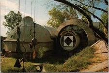 SCOTTSDALE, AZ 4x6" Postcard COSANTI FOUNDATION Paolo Soleri Bronze Windbells