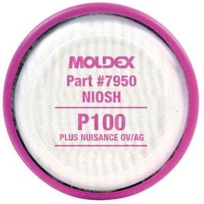 Moldex Filter, 7000, Magenta, Bayonet, Moldex 7000/7800/9000 Series Reusable