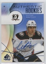 2024-25 Upper Deck SP Game Used Authentic Rookies Blue Cutter Gauthier Auto 1ik9