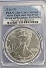 2024-(P) Silver Eagle Star Privy PCGS Gem Uncirculated First Strike Struck at Ph
