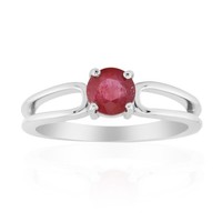 Cavill Rubinring 0,65Ct 925 Sterlingsilber Damenring Rot Echtschmuck-