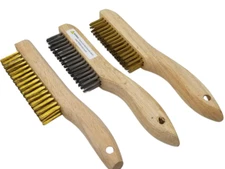 Magnolia Brush - Shoe Handle Wire Scratch Brush
