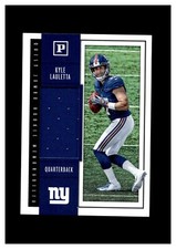 2018 Panini Quest Jumbo Rookie Memorabilia Jersey Kyle Lauletta RC Giants
