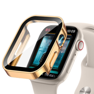 Wasserdichte Hülle Für Apple Watch Series 7 8 Displayschutzfolie Iwatch 4 5