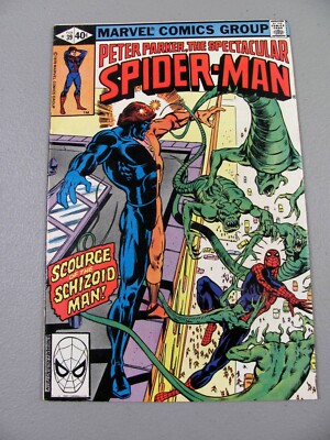 Spectacular Spider-Man #39 (1980) FN Marvel Comics Scourge Schizoid Man BIN-3119