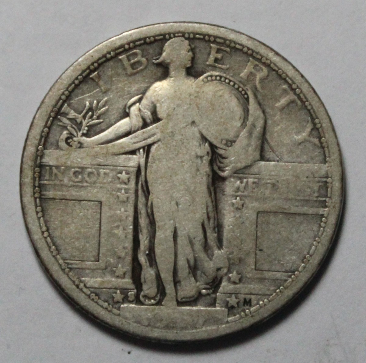 1917 S Type 1 Standing Liberty Quarter LW962 | eBay