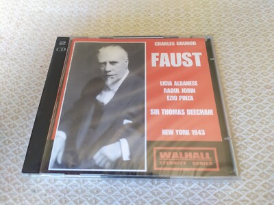 Gounod : Faust - Albanese, Jobin, Pinza - Beecham - NYC 1943 - 2CD Walhall NEW