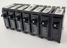  Lot of 7 BR120 C120 Cutler-Hammer 20 Amp Circuit Breaker NEXT DAY OPTION 