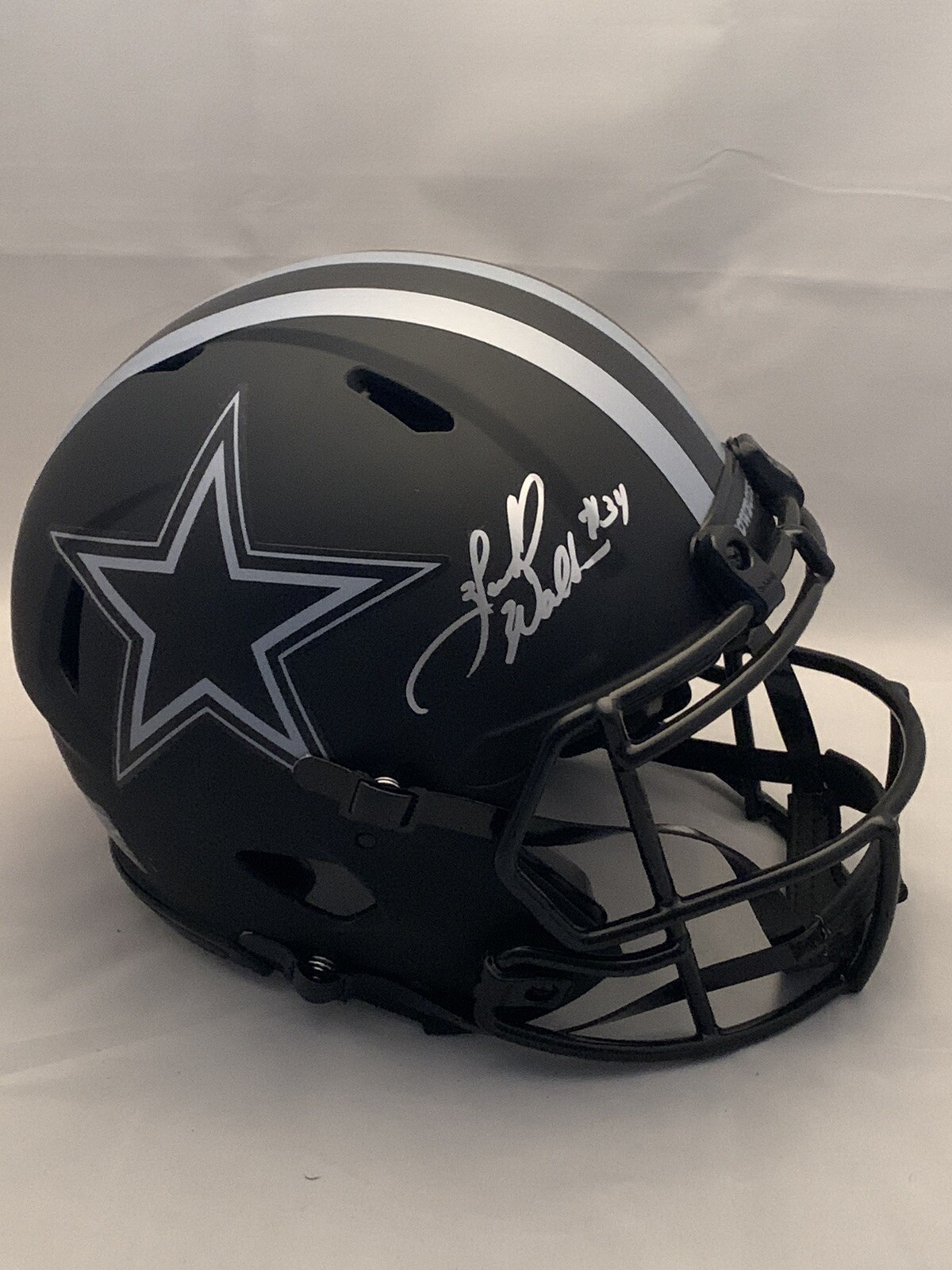 Herschel Walker Autographed Signed Dallas Cowboys Cowboys Full Size Eclipse Authentic Helmet Beckett COA 