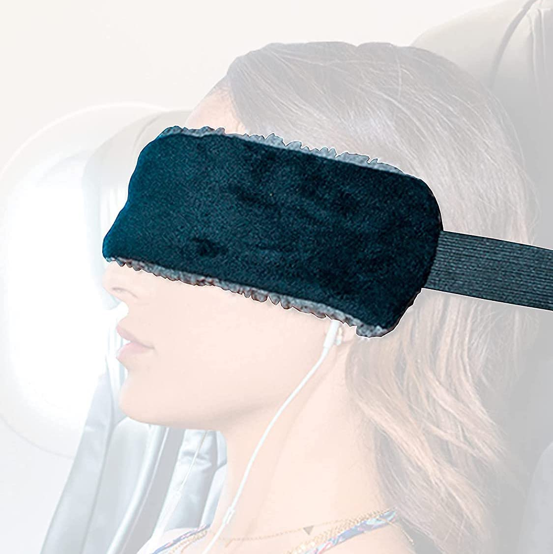 Neck Support Head Strap to Prevent Bobbing - Travel & Airplane Pillow Alternative-image
