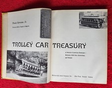 TROLLEY CAR TREASURY Frank Rowsome 1956 First Edition US Book