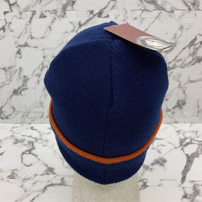 ファットファーム　ビーニー Men's Phat Farm Navy | Orange w/ Brim Beanie NWT | eBay