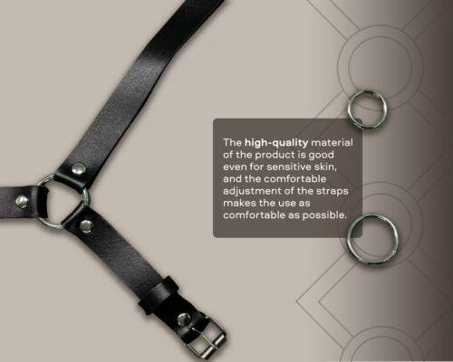 Leather Women BDSM Harness Tassels Bondage Full Body Waist Garter Belt Thigh NEW - Picture 7 of 8