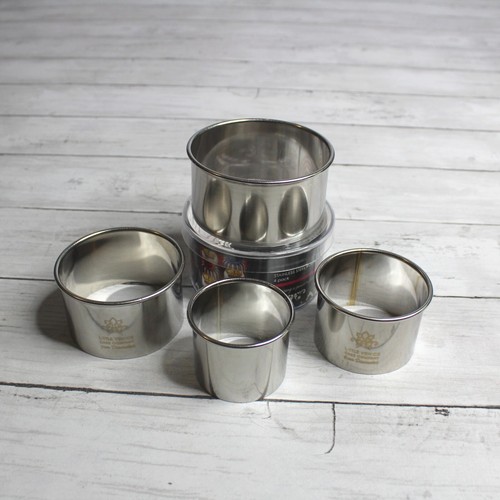 Professional Stainless Steel Biscuit Fondant Cookie Cake Cutters Set Round - Picture 11 of 11