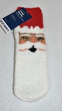 Old Navy Gripper Socks Santa Claus One Size Kids Christmas New