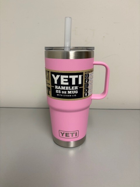 Power Pink YETI® 25 Oz Travel W/ Straw Authentic, Brand New, Retired  Color,