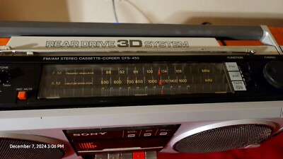 SONY SUPER WOOFER REAR DRIVE CFS-450 BOOMBOX | eBay