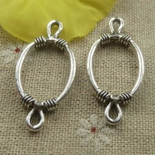 Free Ship 80 pcs tibetan silver nice connectors 36x18x2mm L-4394