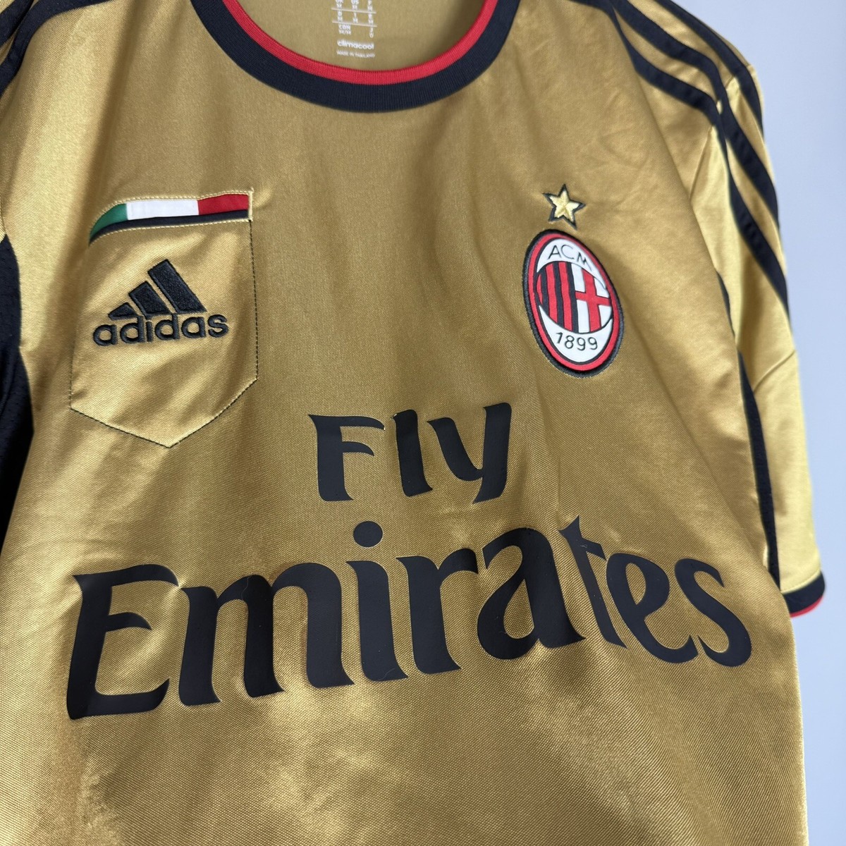 AC MILAN 2013 2014 THIRD FOOTBALL SHIRT JERSEY ADIDAS G89885 AC MILAN 2013 2014 THIRD FOOTBALL SHIRT JERSEY ADIDAS G89885
